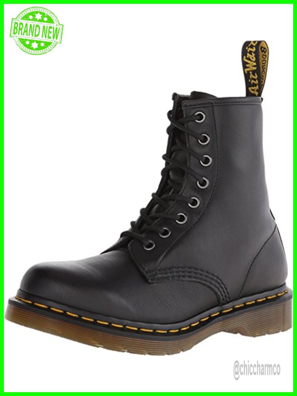 Dr. Martens 1460 Leather Lace Up Ankle Boots Combat Work Boots